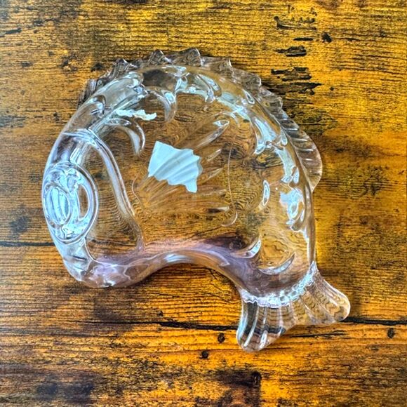 VTG Studio Nova 6" Glass Fish Candy Dish Made in Japan Ocean's Gift Sea Tropical - Picture 8 of 12